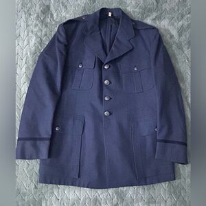 USAF Wool Dress Coat Men’s 46 R Navy Blue United States Air Force